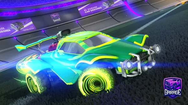 A Rocket League car design from amcarmi562