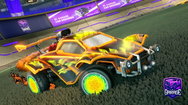 A Rocket League car design from Xtocis