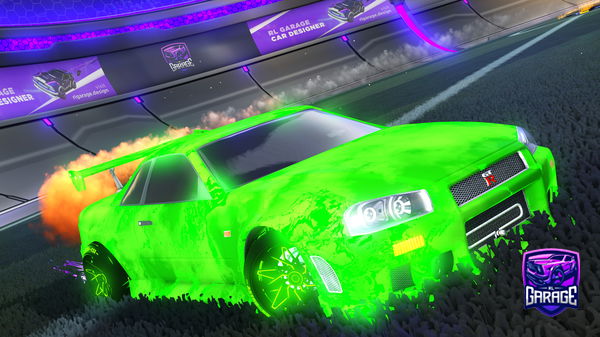 A Rocket League car design from Kado409