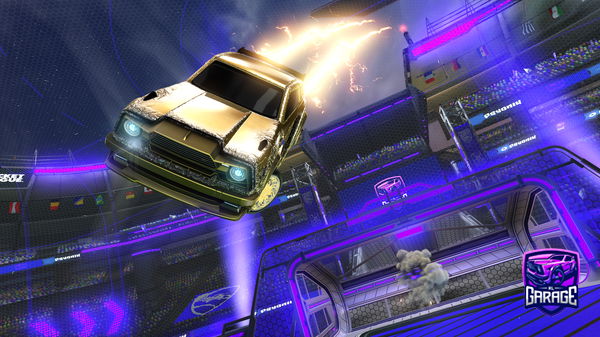 A Rocket League car design from Mythicalllama10