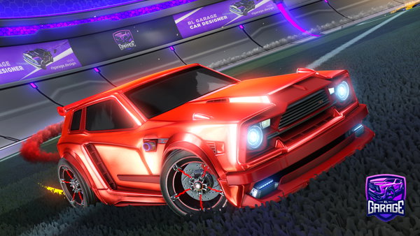 A Rocket League car design from OMEGAPHENIX84