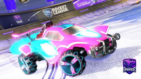 A Rocket League car design from Hyperventilation