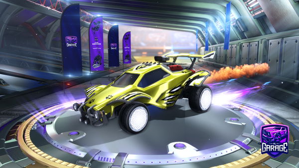 A Rocket League car design from Vqdil