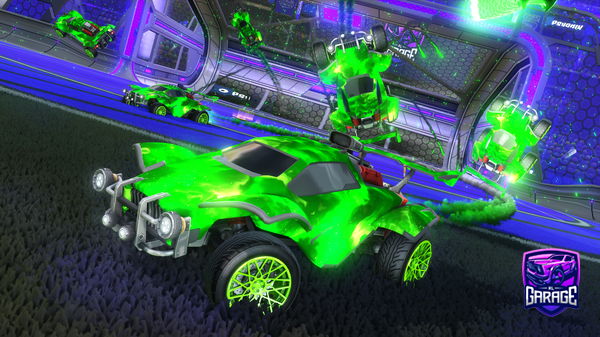 A Rocket League car design from AV7461