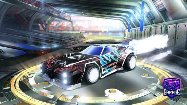 A Rocket League car design from couchracer
