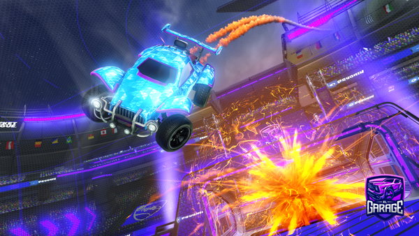A Rocket League car design from Just4shitz
