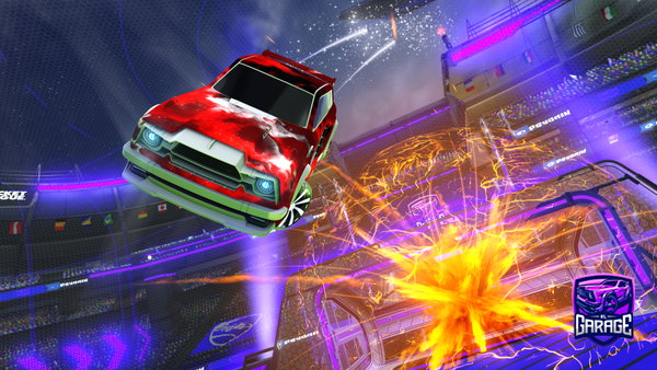 A Rocket League car design from PXTTSY-10