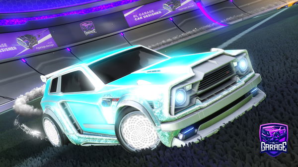 A Rocket League car design from Rileyw10