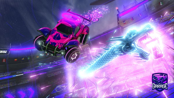 A Rocket League car design from Dethrow666