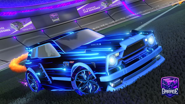 A Rocket League car design from Kingkaram693781