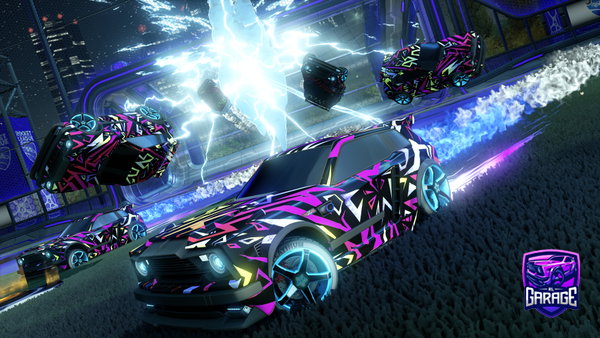 A Rocket League car design from Saimy