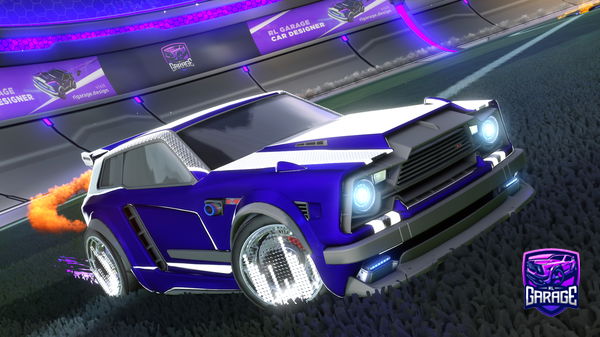A Rocket League car design from PurpleJ33p
