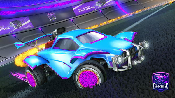 A Rocket League car design from PSN___CkrypticHP