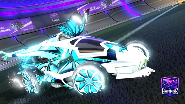 A Rocket League car design from rhubarbz