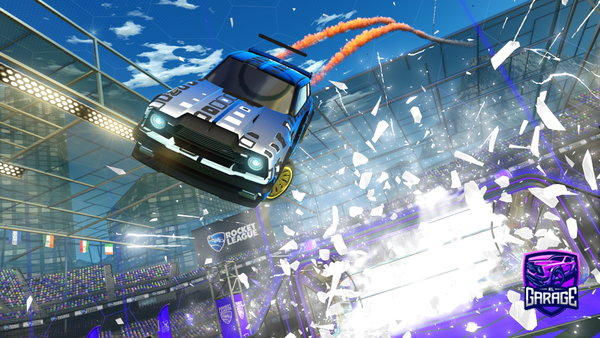 A Rocket League car design from ATQMIK