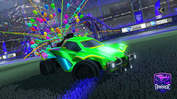 A Rocket League car design from Myroe