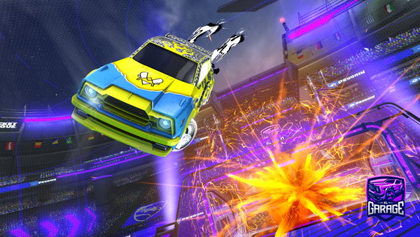 A Rocket League car design from TGGMattyP
