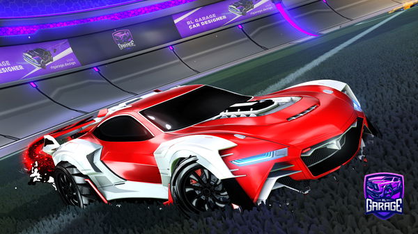 A Rocket League car design from Jedeepblue