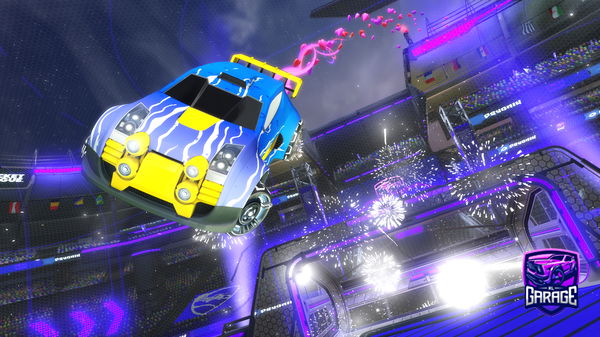 A Rocket League car design from Morana_Lunaris_Solaris