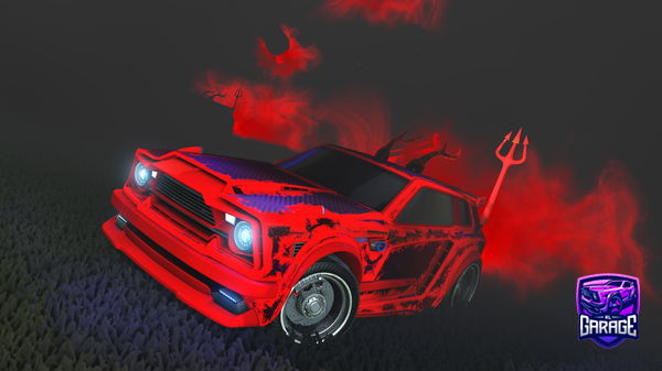 A Rocket League car design from Haid590