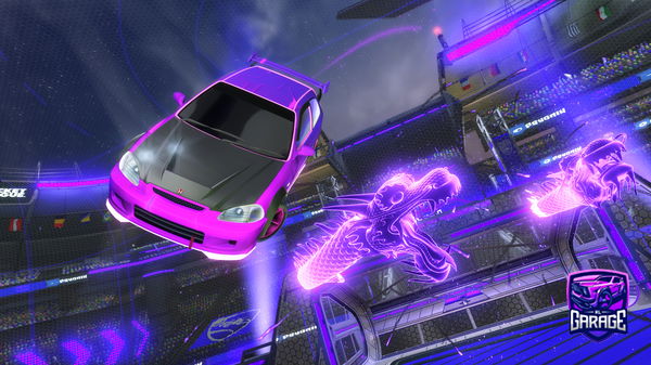 A Rocket League car design from PoisonZY