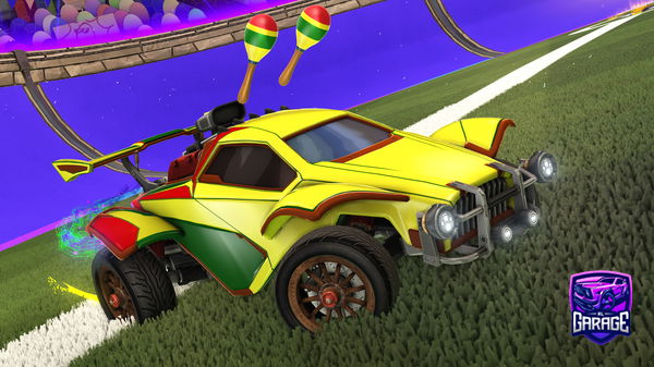 A Rocket League car design from Kloni200