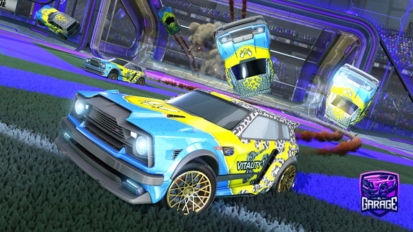 A Rocket League car design from Lukevsav