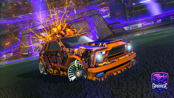A Rocket League car design from FrailRhino647
