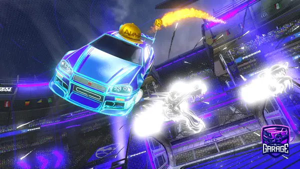 A Rocket League car design from firefox104