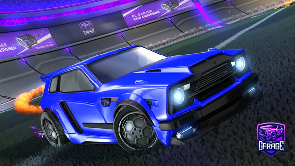 A Rocket League car design from Eyesack1616