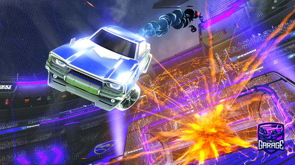 A Rocket League car design from Tech_Ed