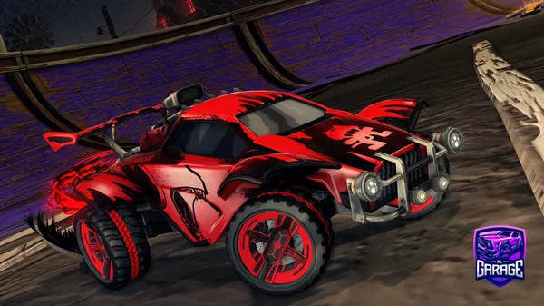 A Rocket League car design from -V3N0M-