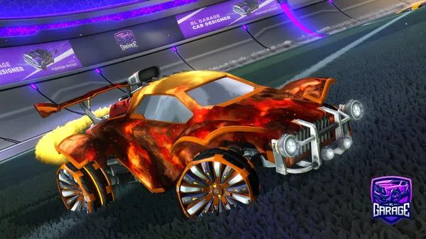 A Rocket League car design from BW1