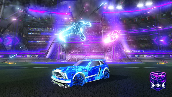 A Rocket League car design from Button2301