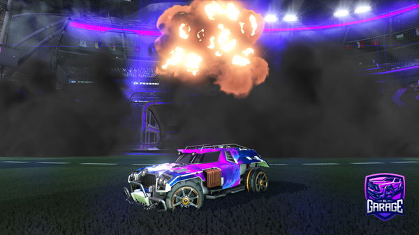 A Rocket League car design from Manucrac25