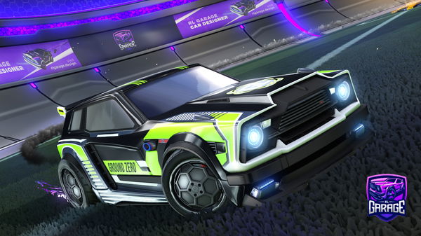 A Rocket League car design from Sn0wSt0rmRL