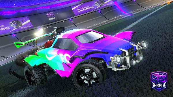 A Rocket League car design from Dudebr0