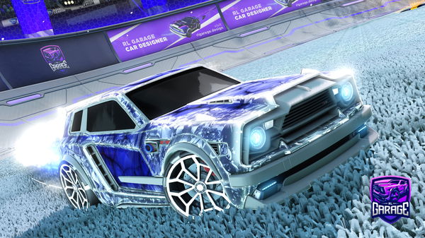 A Rocket League car design from HatariCine