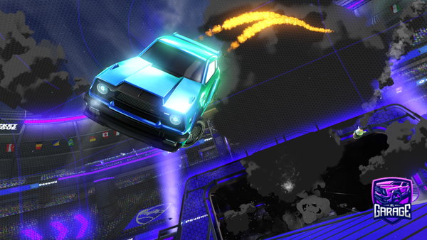 A Rocket League car design from kacpertes