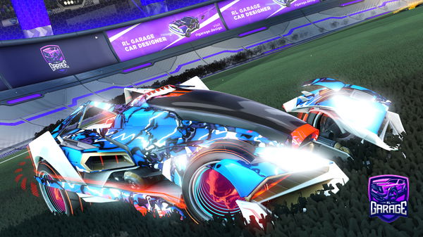 A Rocket League car design from Bluefire657765