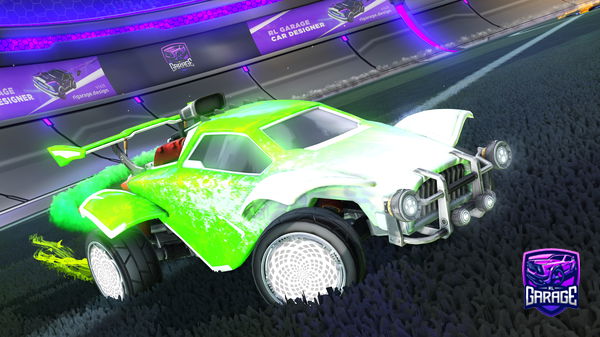 A Rocket League car design from Yarn09