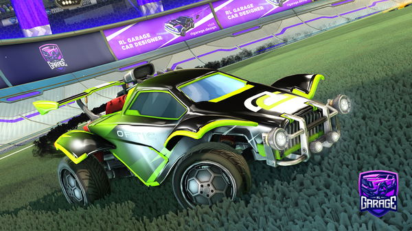 A Rocket League car design from qwerty67