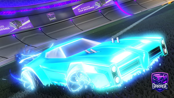 A Rocket League car design from strykerredbull11