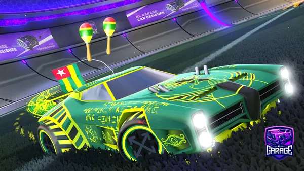 A Rocket League car design from GalaxyPhysix