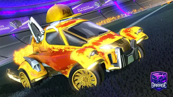 A Rocket League car design from LiamLFH76