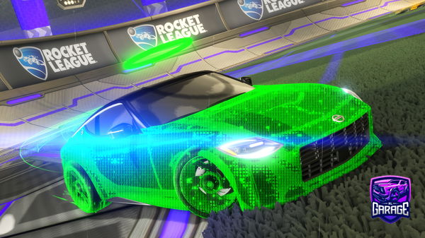 A Rocket League car design from KNAX_AR