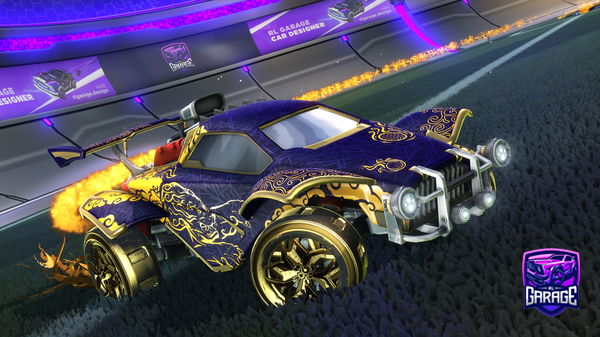 A Rocket League car design from Psych1cN1nja