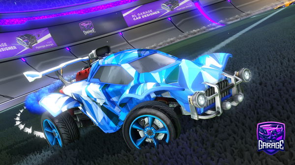 A Rocket League car design from JBLilPaper