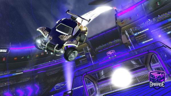 A Rocket League car design from Gabbosplesh