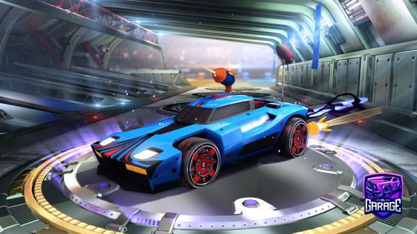 A Rocket League car design from Binaryman4231